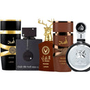 Kit 5 Perfumes Árabes Masculinos 100ml Cada Embalagem de Vidro